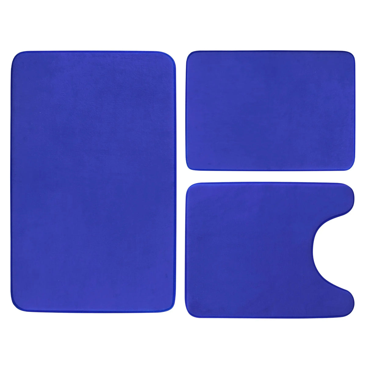 3Pcs Bathroom Rug Set