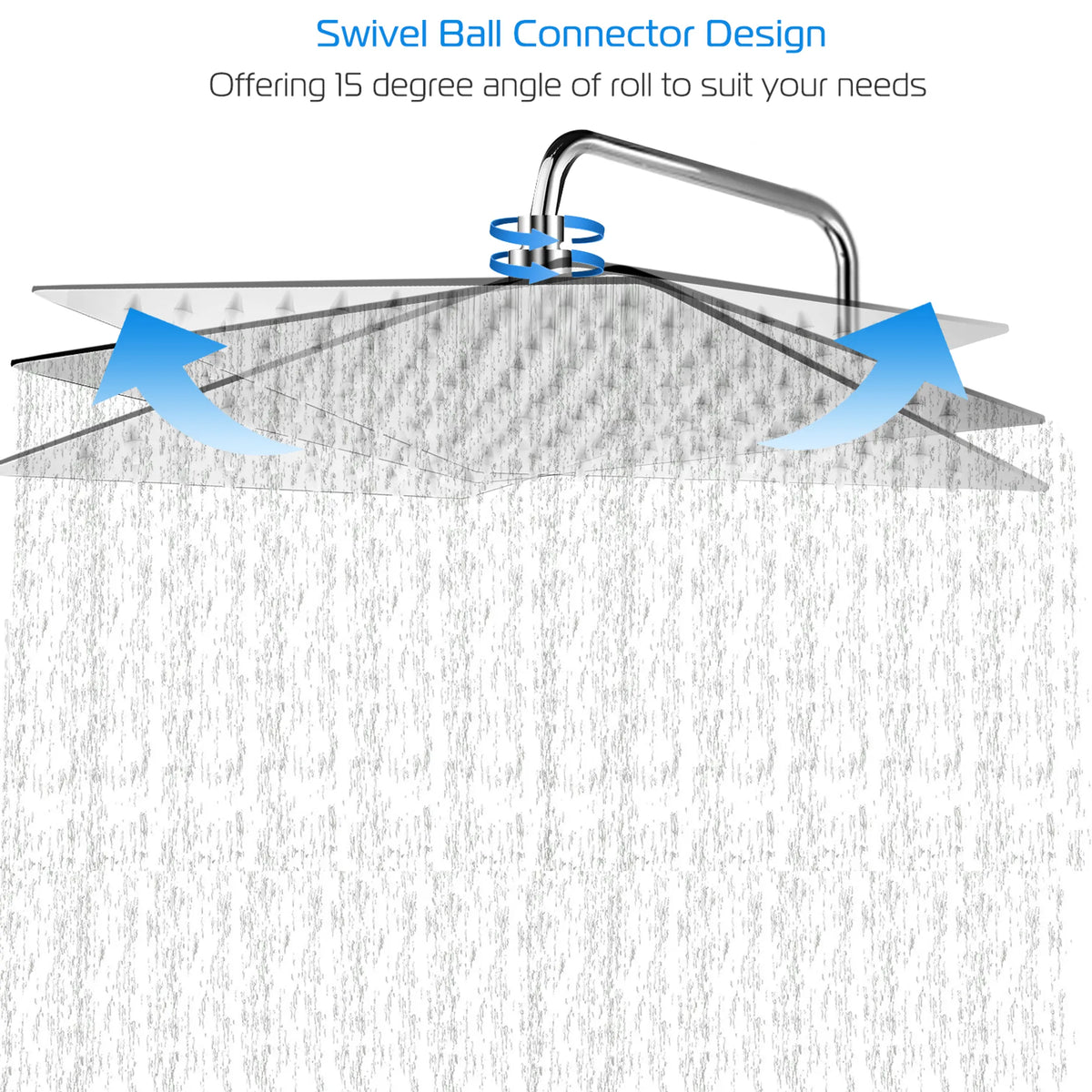 Luxury 8 Inch Rain Shower Head