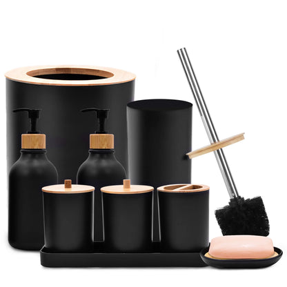9-Piece Comprehensive Bathroom Accessory Set