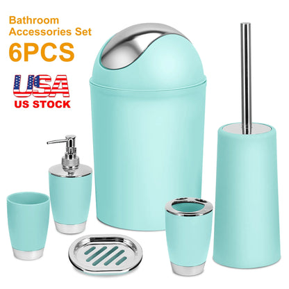 Modern Minimalist Bathroom Accessory Set