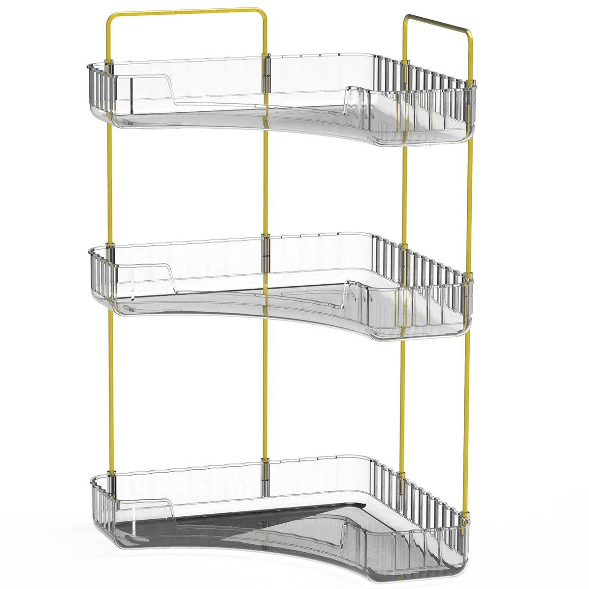 3-Tier Corner Bathroom Countertop and Makeup Organizer