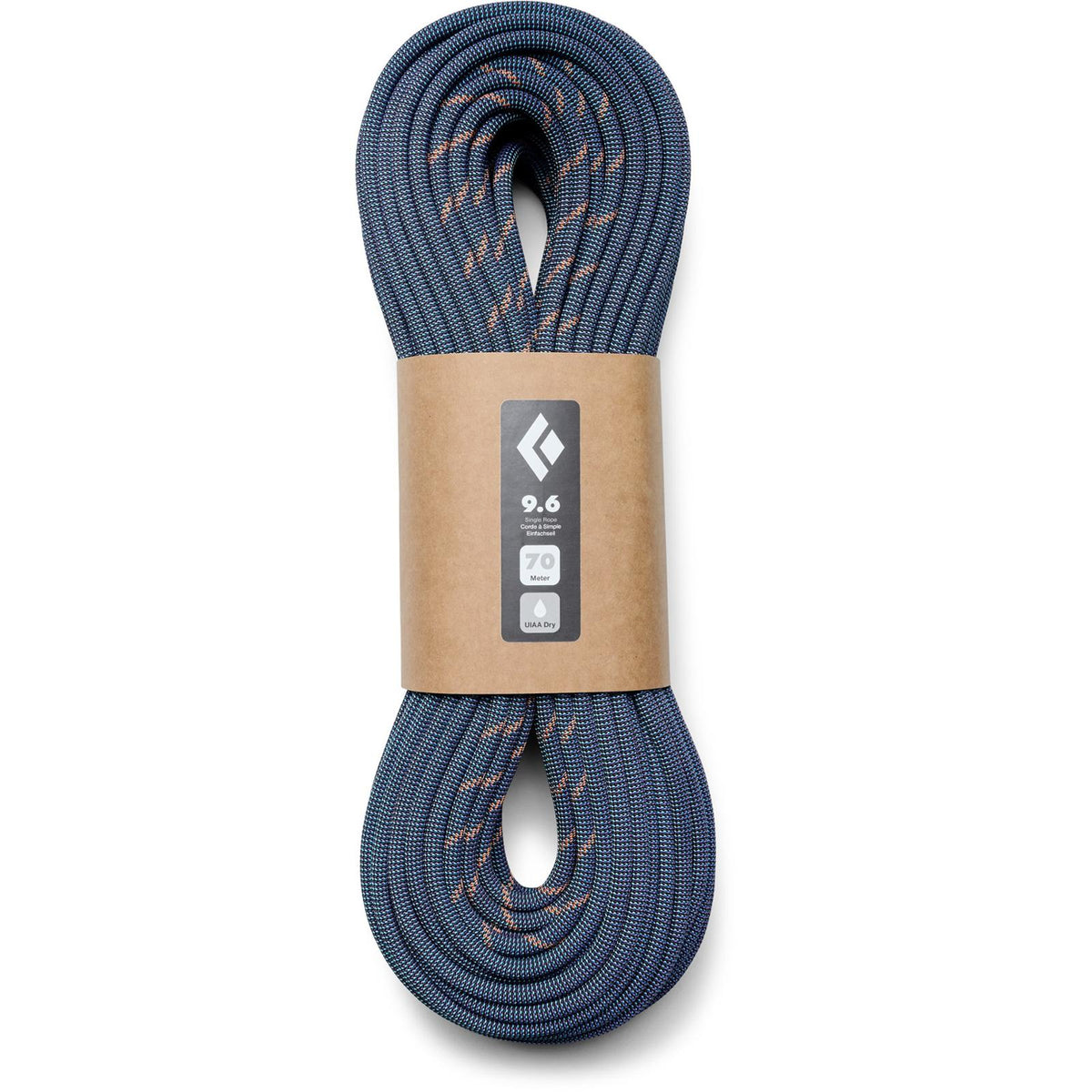 Black Diamond Bi-Pattern 9.6 mm x 70 m Dry Rope