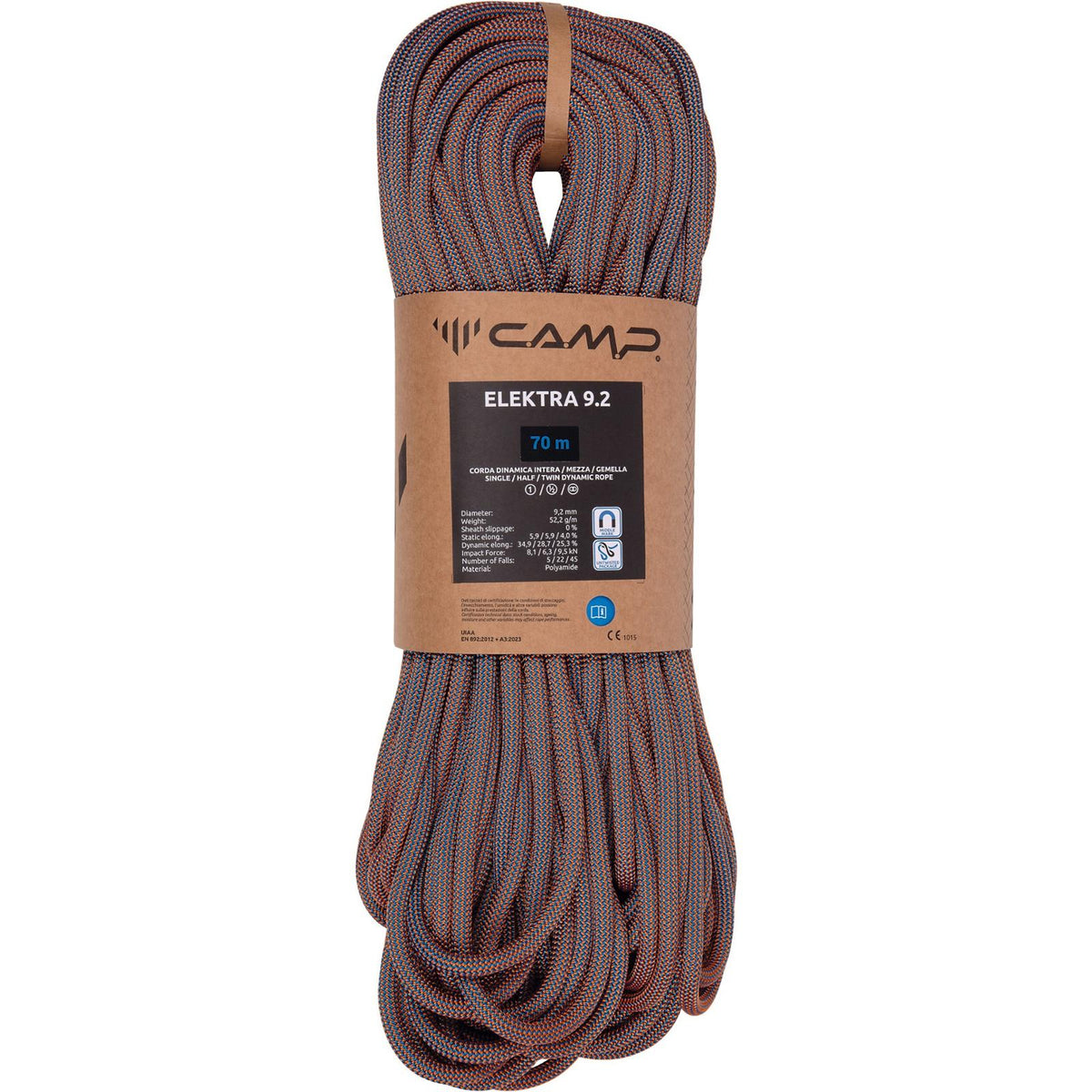 C.A.M.P. Elektra 9.2 mm x 70 m Non-Dry Rope