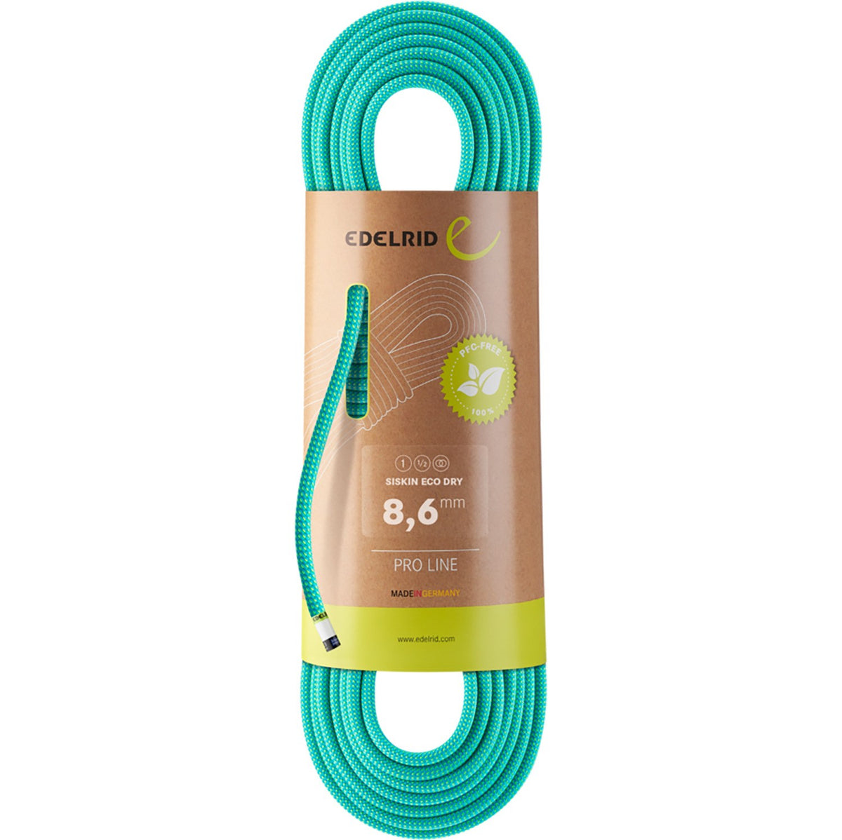 Edelrid Siskin Eco Dry 8.6 mm x 70 m Dry Rope