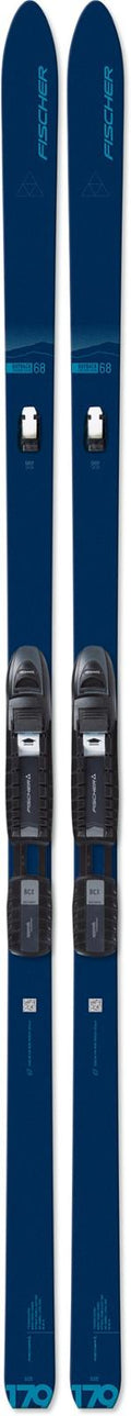 Fischer Outback 68 Crown/Skin Xtralite Cross-Country Skis with NNN BC Bindings