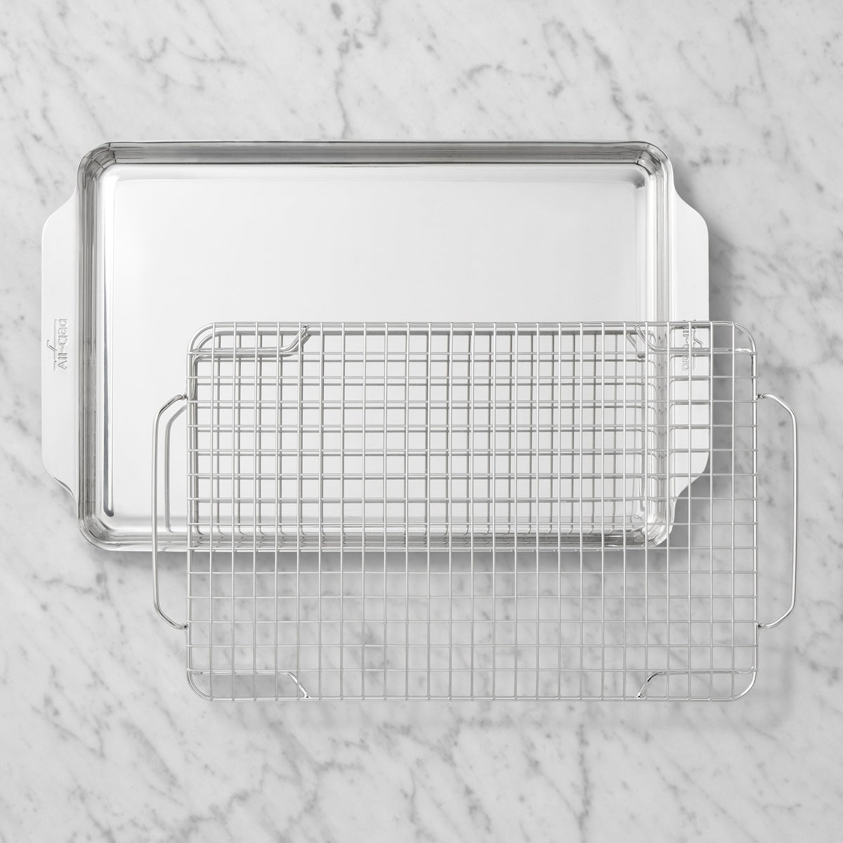 All-Clad Stainless Steel Half Sheet with Cooling Rack