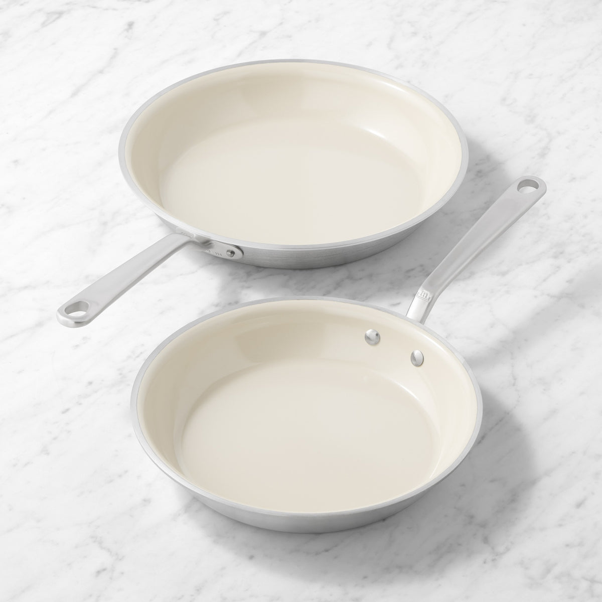 Made In Stainless-Steel Ceramic Nonstick Fry Pan, Set of 2