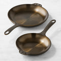 Smithey Seasoned Cast Iron Chef Skillet, Set of 2