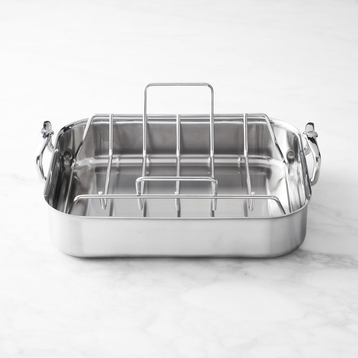 Hestan Provisions Brushed Stainless-Steel Classic Roaster with Rack