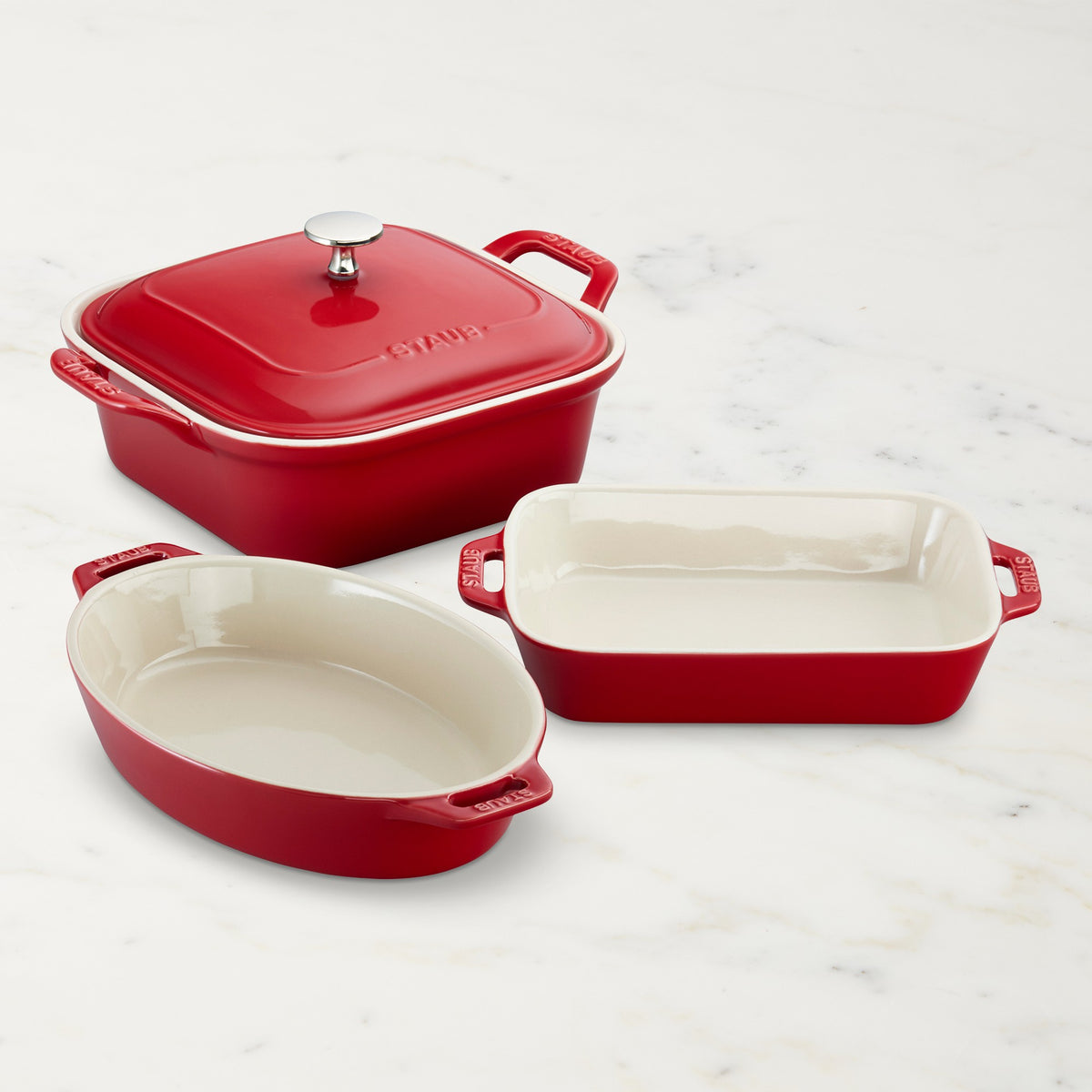 Staub Stoneware Baking Dishes, Set of 4