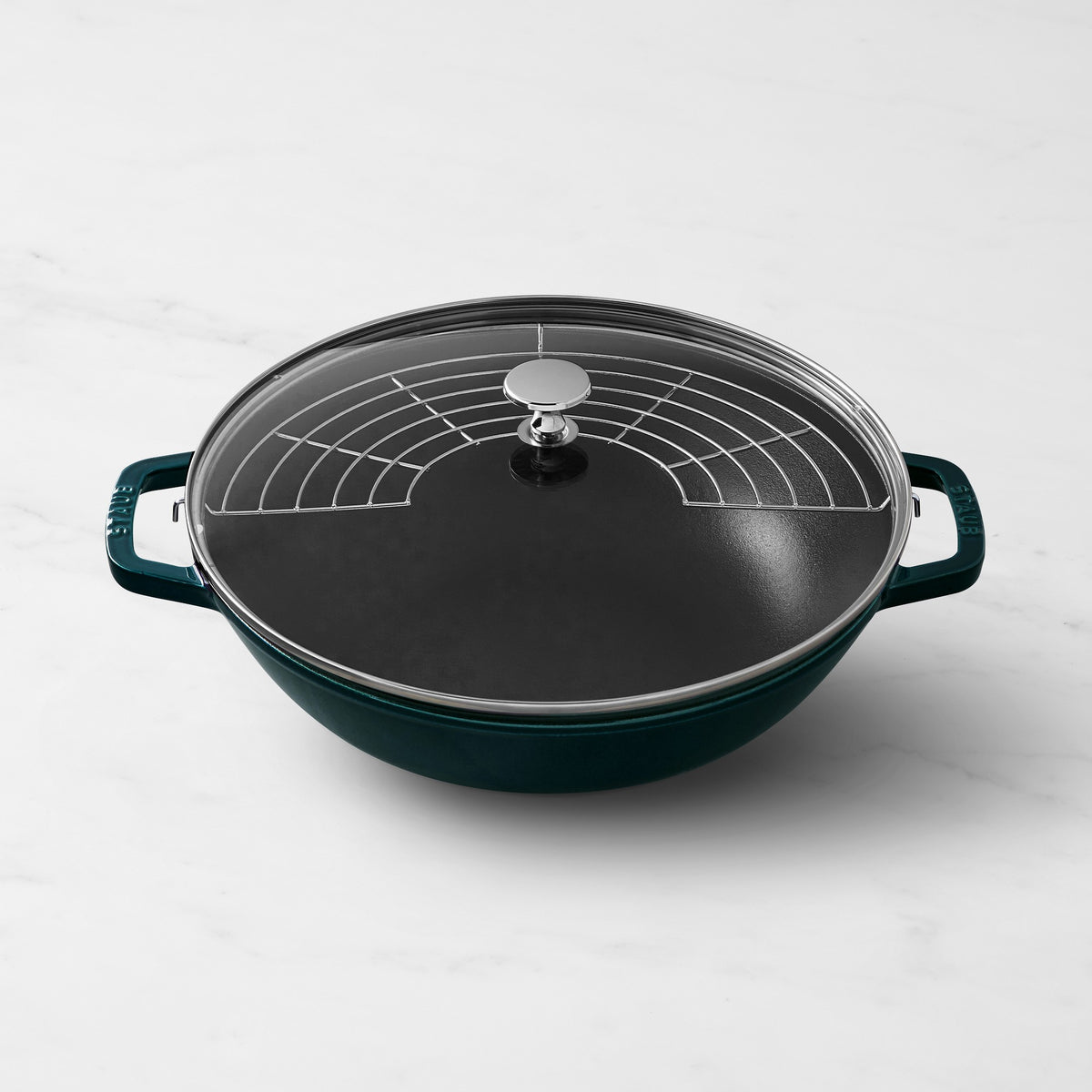 Staub Enameled Cast Iron Perfect Pan Wok, 12"