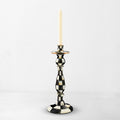 MacKenzie-Childs Courtly Check Taper Holders