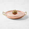 Ruffoni Historia Hammered Copper Covered Au Gratin with Lotus Knob, 1.5-Qt.