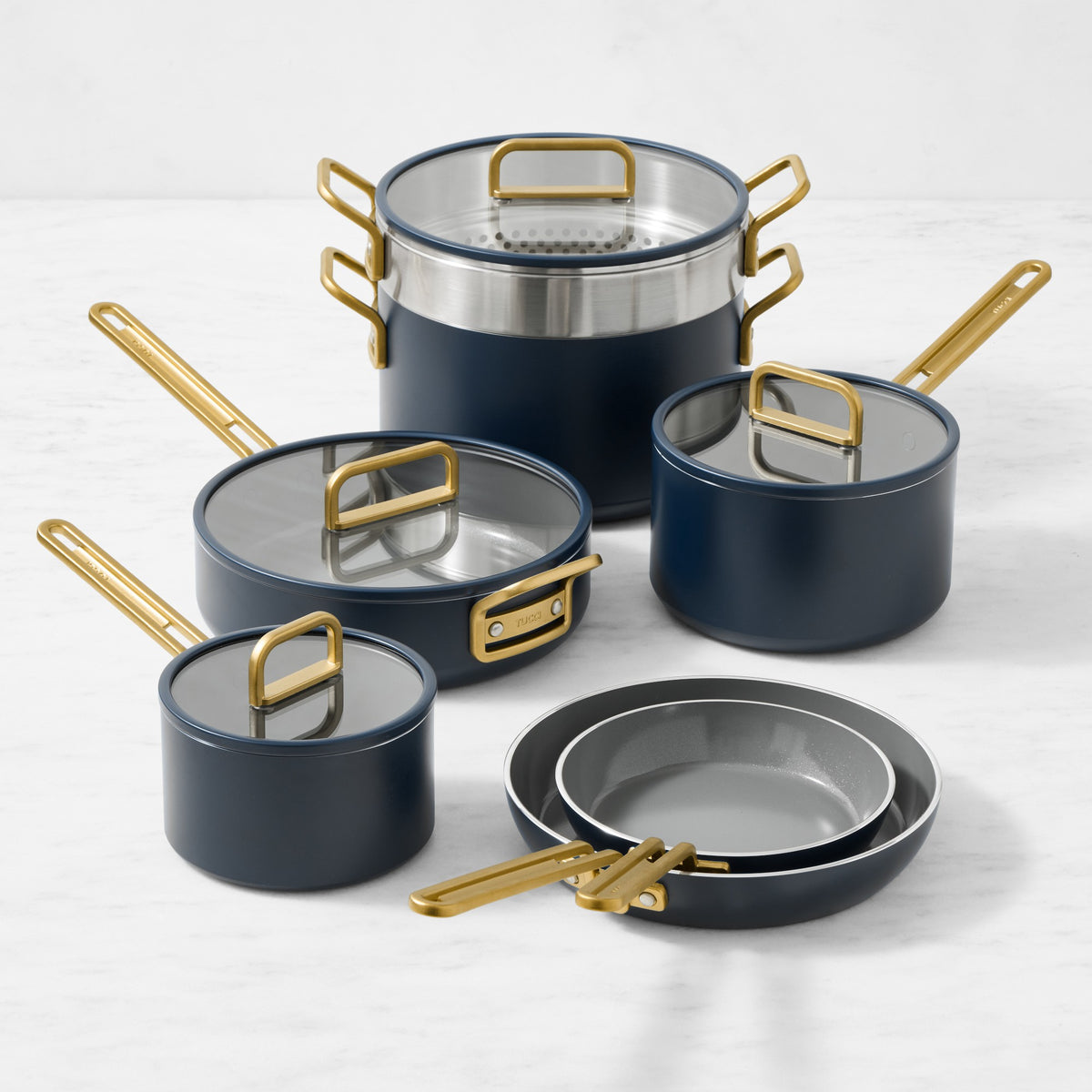 GreenPan Stanley Tucci Ceramic Nonstick 11-Piece Cookware Set
