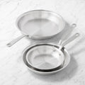 Made In Stainless-Steel Fry Pan, Set of 3