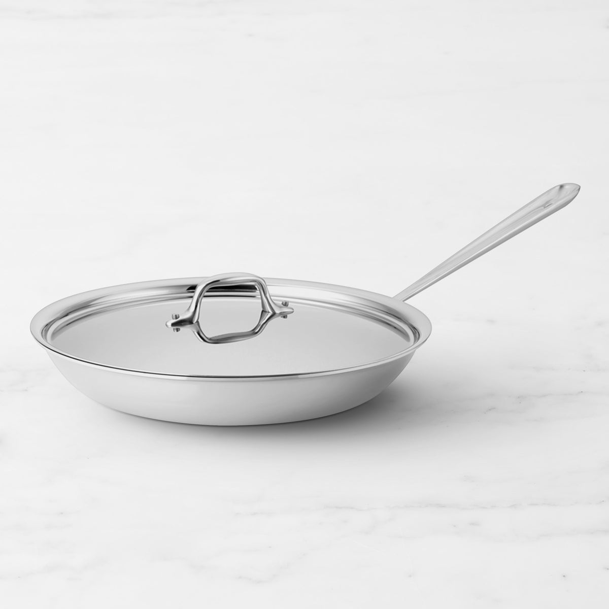 All-Clad D3 Tri-Ply Stainless-Steel Fry Pan with Lid