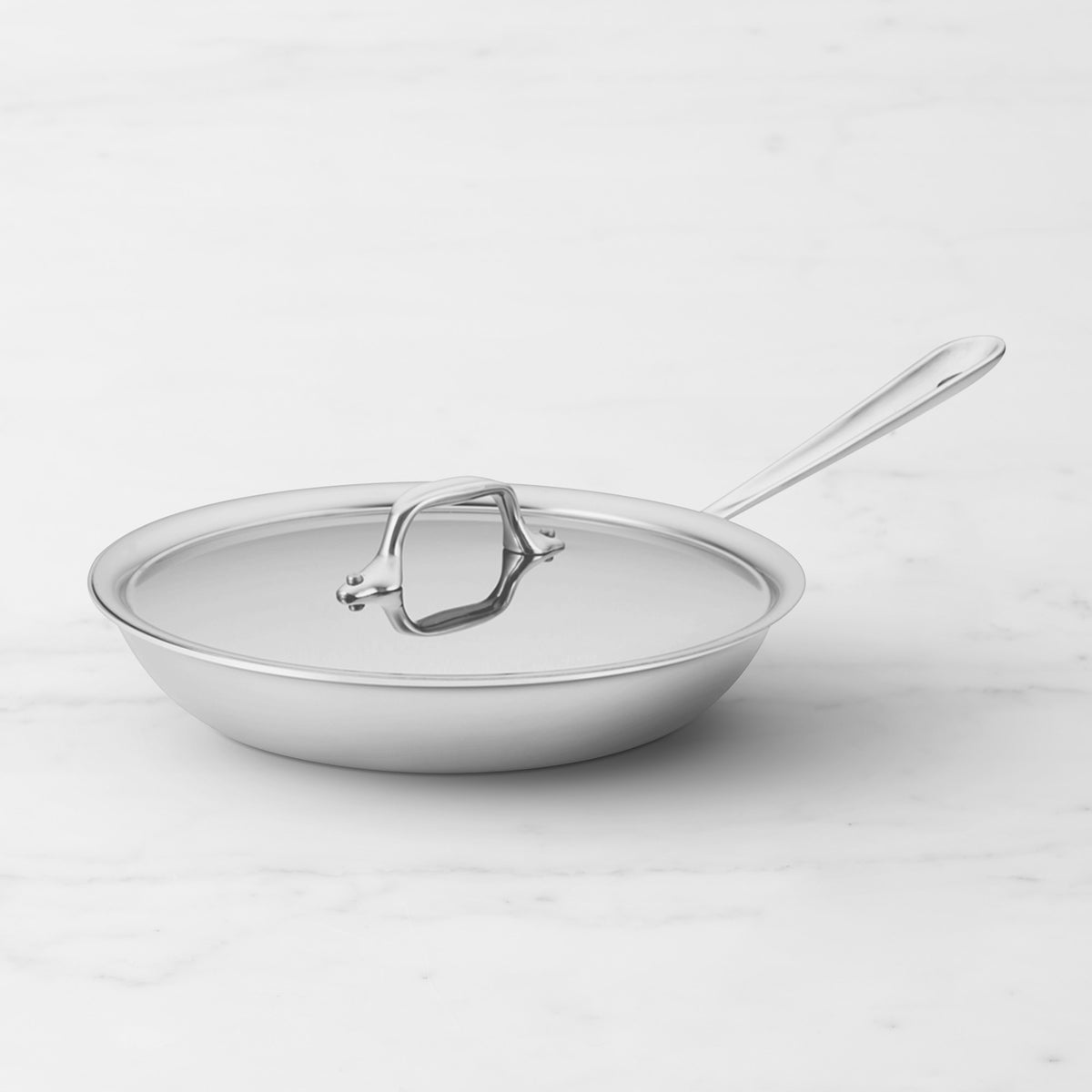 All-Clad D3 Tri-Ply Stainless-Steel Fry Pan with Lid