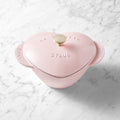 Staub Enameled Cast Iron Heart Dutch Oven, 1.75-Qt