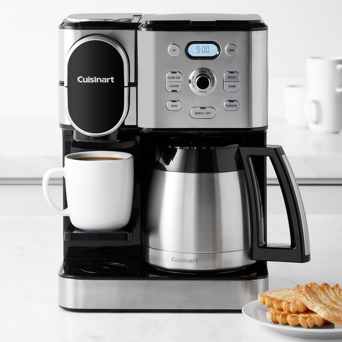 Cuisinart Coffee Center 2-in-1 Coffee Maker with Over Ice &amp; Thermal Carafe