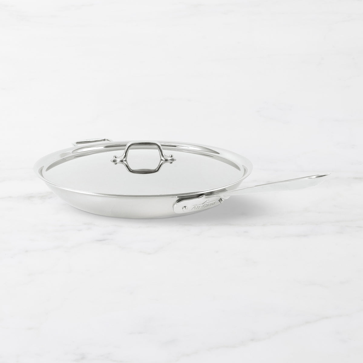 All-Clad D3 Tri-Ply Stainless-Steel Fry Pan with Lid