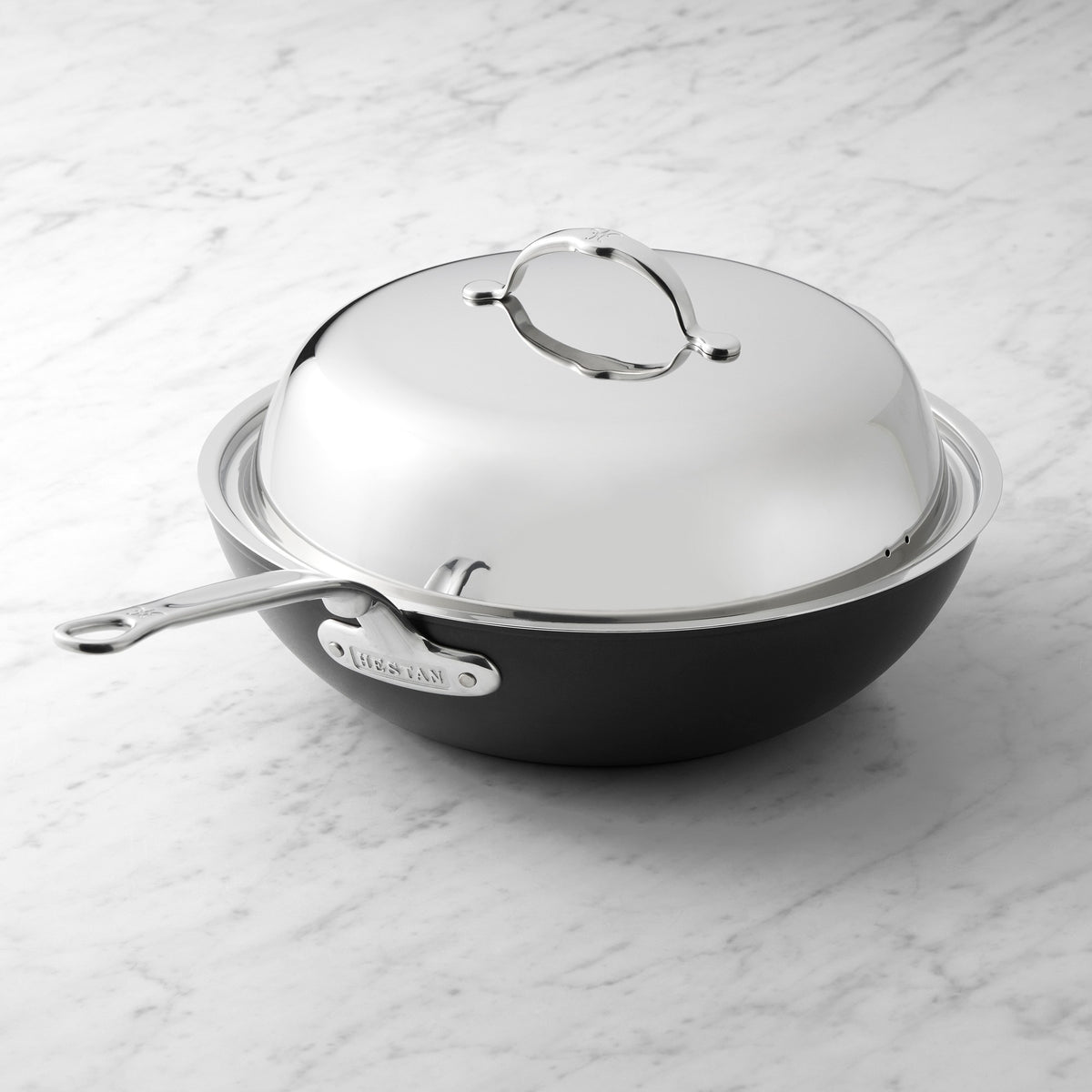 Hestan TITUM Fusion Nonstick Covered Wok, 12.5"