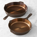Smithey Seasoned Cast Iron Classic Skillet, Set of 2