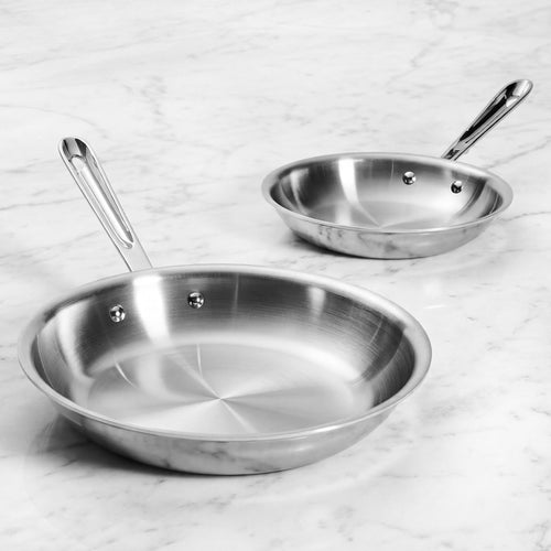 All-Clad D3 Tri-Ply Stainless-Steel Fry Pan Set
