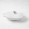 Le Creuset Signature Enameled Cast Iron Covered Oval Casserole, 3.75-Qt.