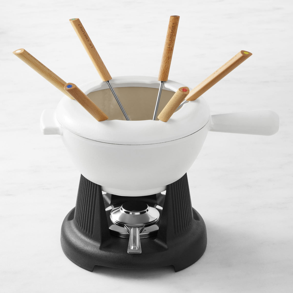 Le Creuset Enameled Cast Iron Fondue Pot, 2.5-Qt.
