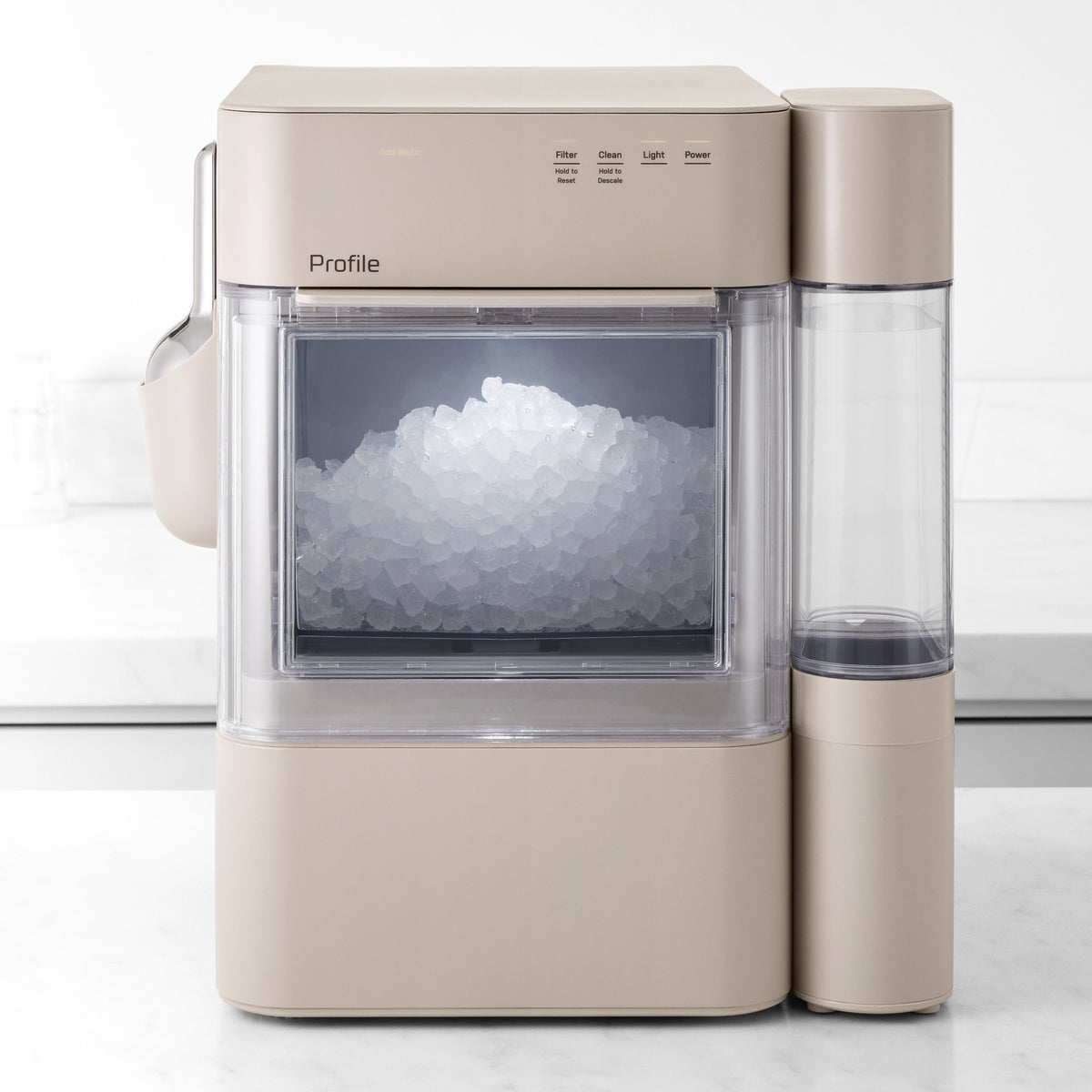 GE Profile Opal 2.0 Ultra Nugget Ice Maker with Side Tank &amp; Scale Inhibiting Filter