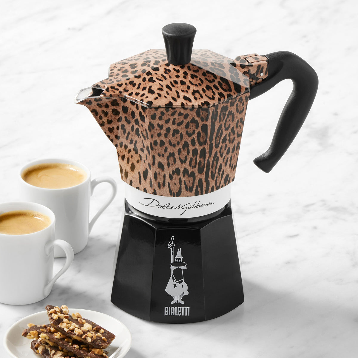 Bialetti Moka Dolce &amp; Gabbana Stovetop Espresso Maker, Leopardo