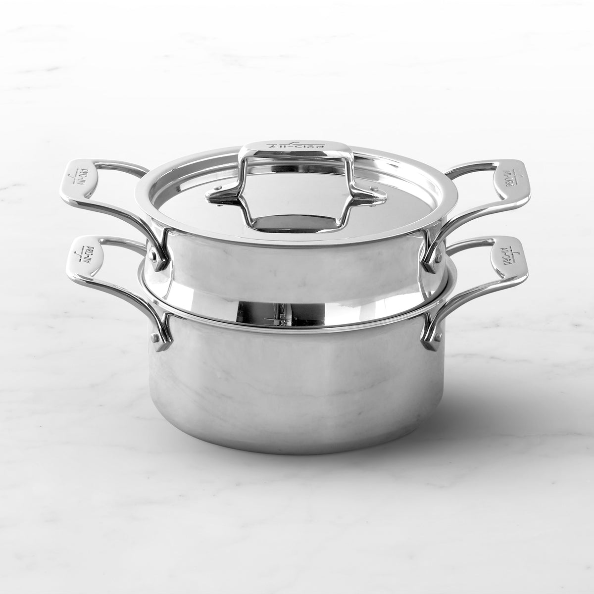 All-Clad D5 Stainless-Steel Steamer Multipot, 3-Qt.