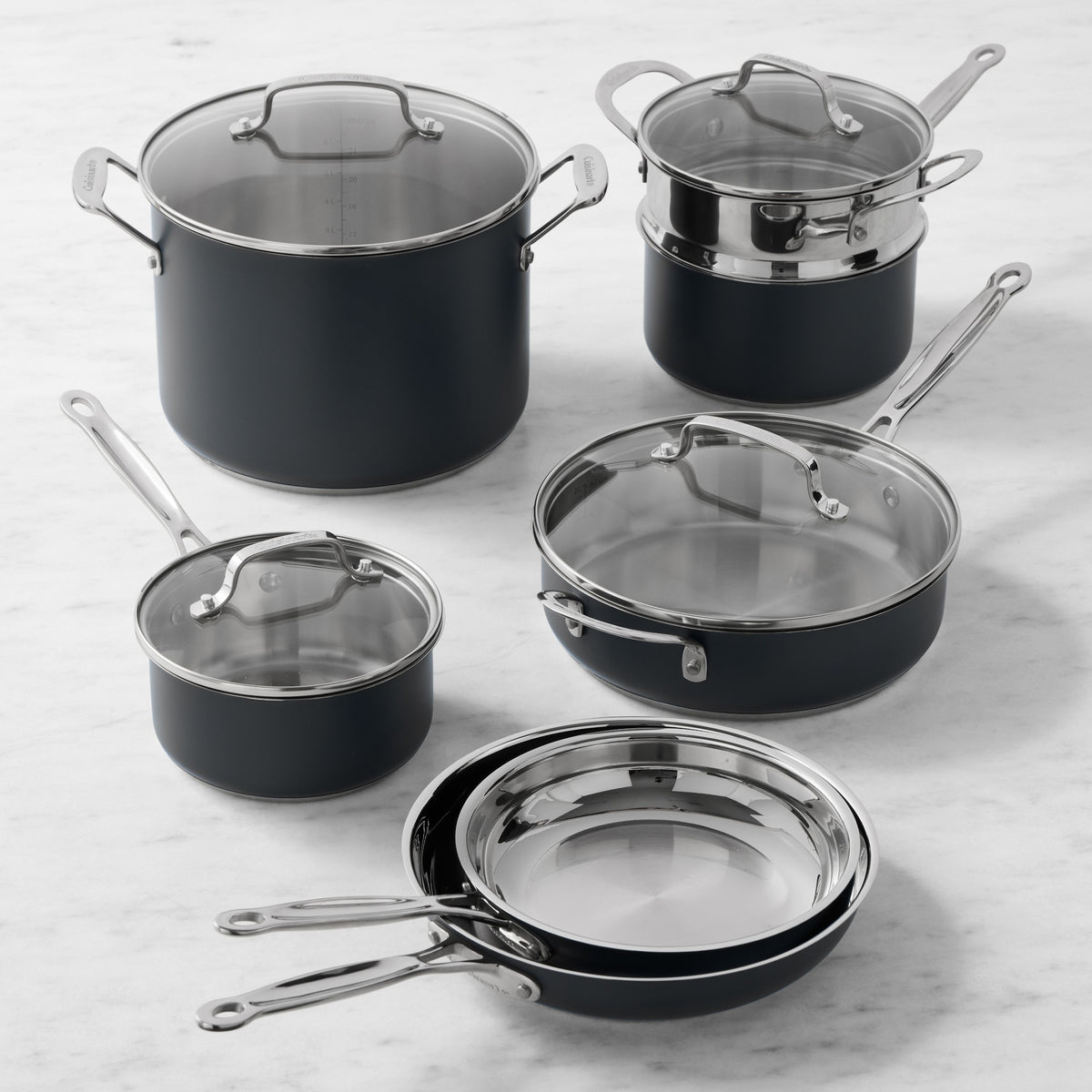 Cuisinart Chef's Classic Stainless Steel Color 11-Piece Cookware Set