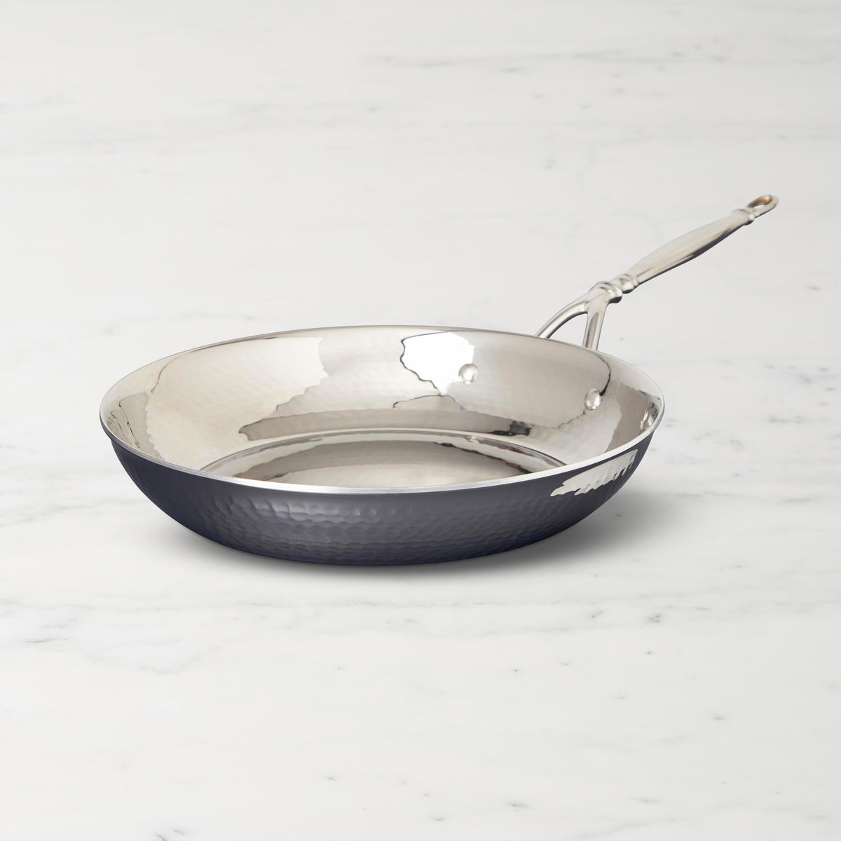 Ruffoni Opus Prima Hammered Stainless-Steel Fry Pans
