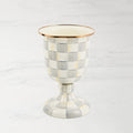 MacKenzie-Childs Sterling Check Pedestal Vase