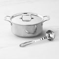All-Clad D5 Stainless-Steel Ultimate Soup Pot with Ladle, 6-Qt.