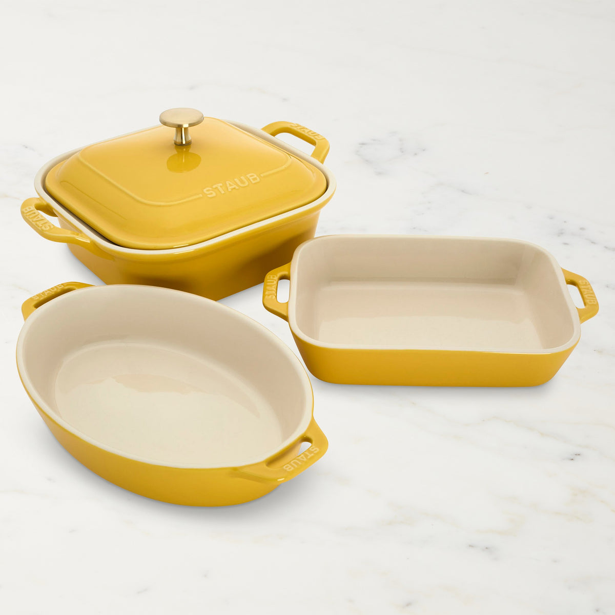 Staub Stoneware Baking Dishes, Set of 4