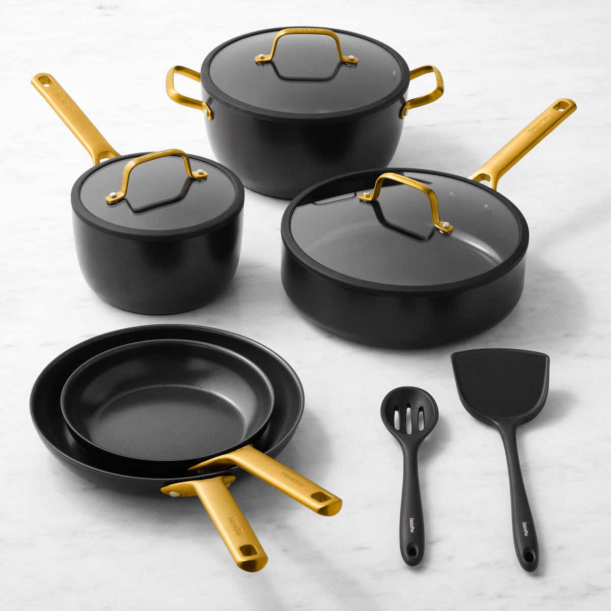 GreenPan Reserve Pro Ceramic Nonstick 10-Piece Cookware Set