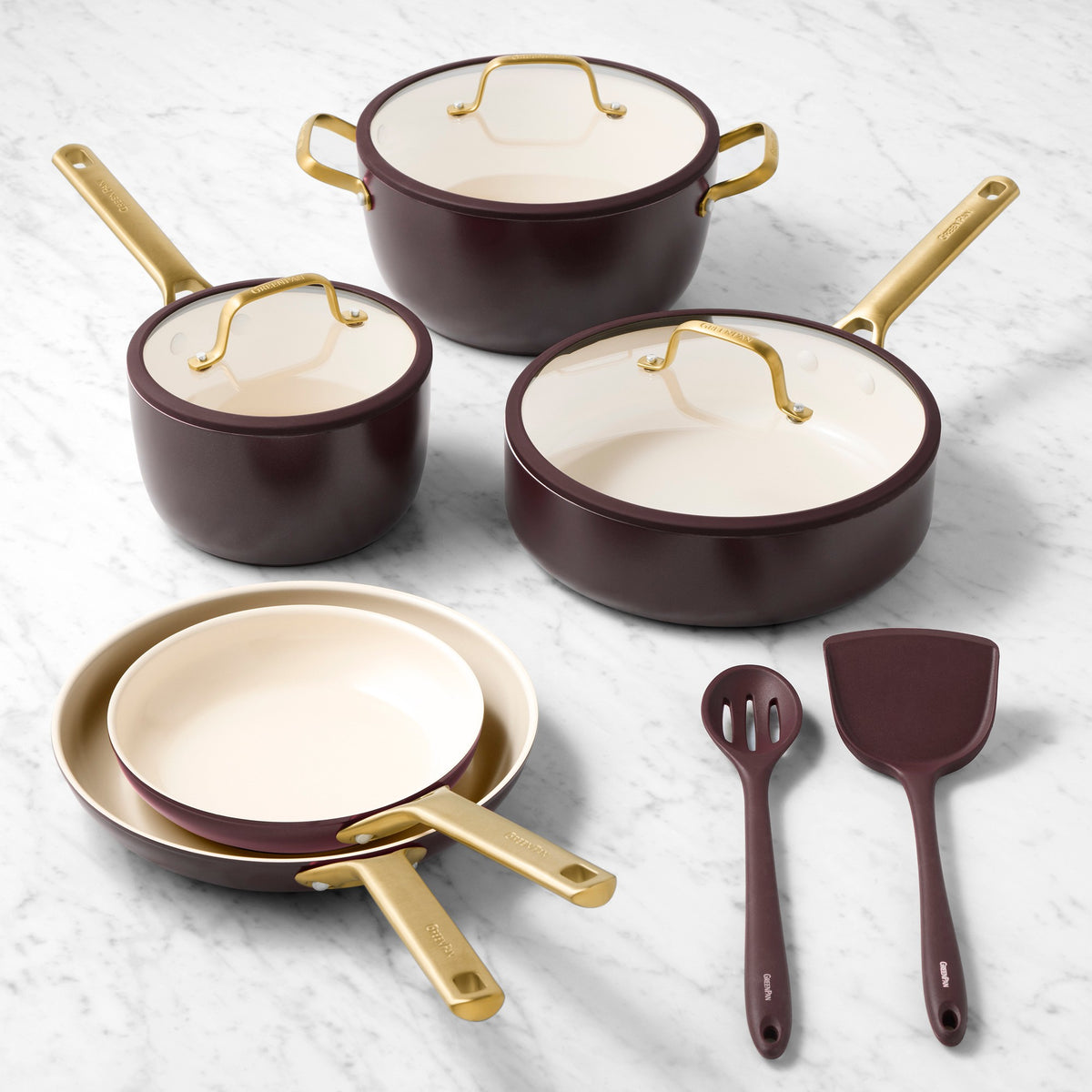 GreenPan Reserve Pro Ceramic Nonstick 10-Piece Cookware Set