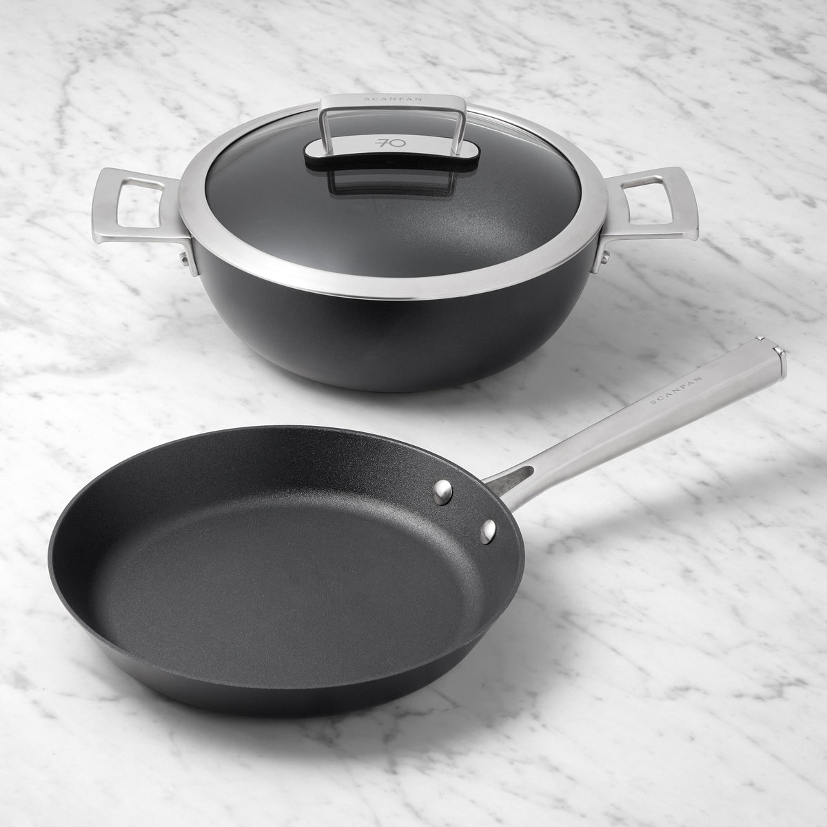 SCANPAN 70th Anniversary Nonstick 3-Piece Cookware Set