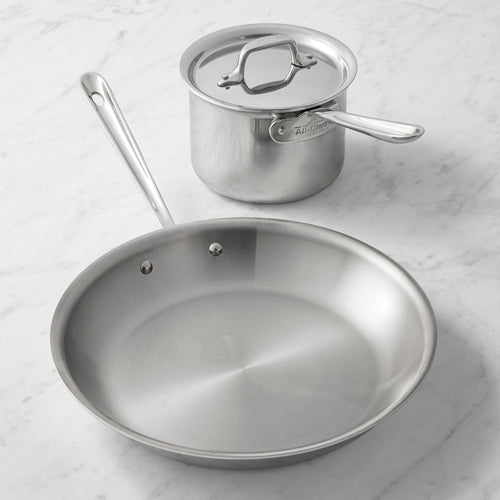 All-Clad D3 Tri-Ply Stainless-Steel Sear &amp; Simmer 3-Piece Set