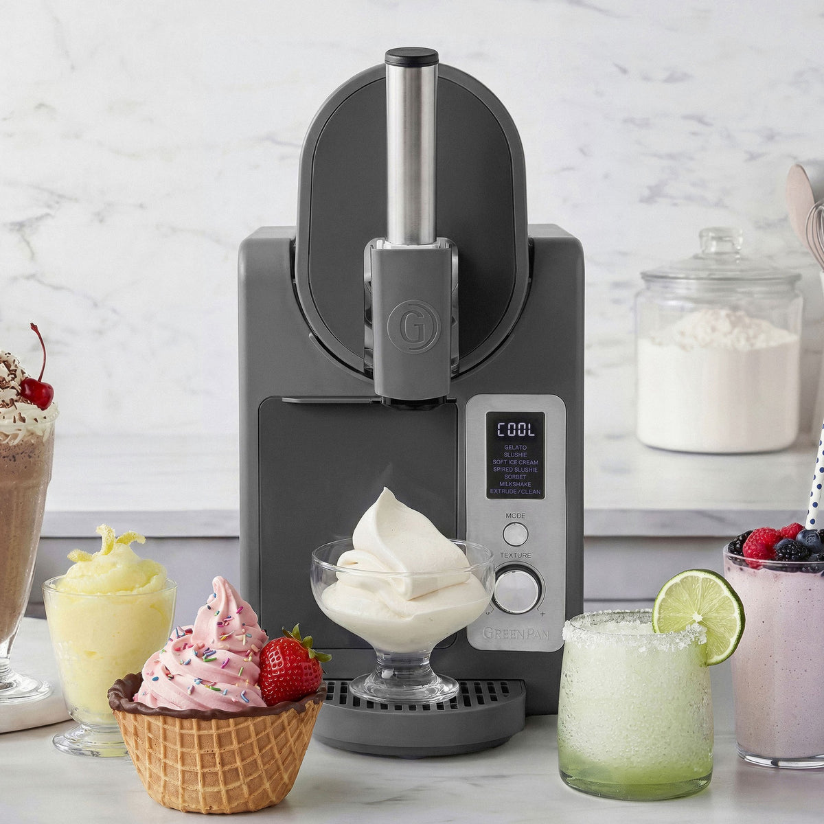 GreenPan Frost Pro Ice Cream, Gelato &amp; Frozen Drink Maker