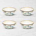 MacKenzie-Childs Sterling Check Everyday Bowls