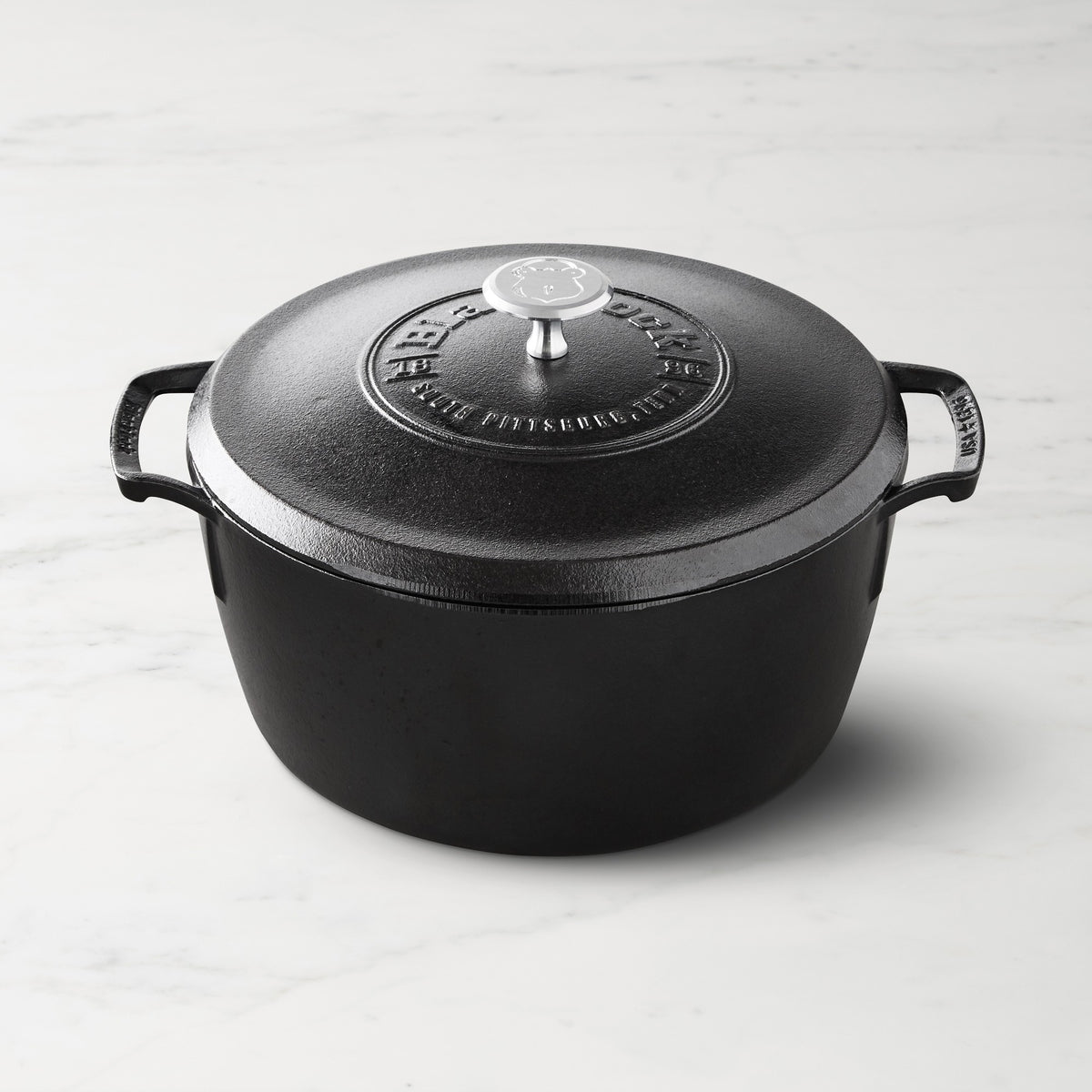 Lodge Blacklock Triple Seasoned Cast Iron Dutch Oven, 5.5-Qt.