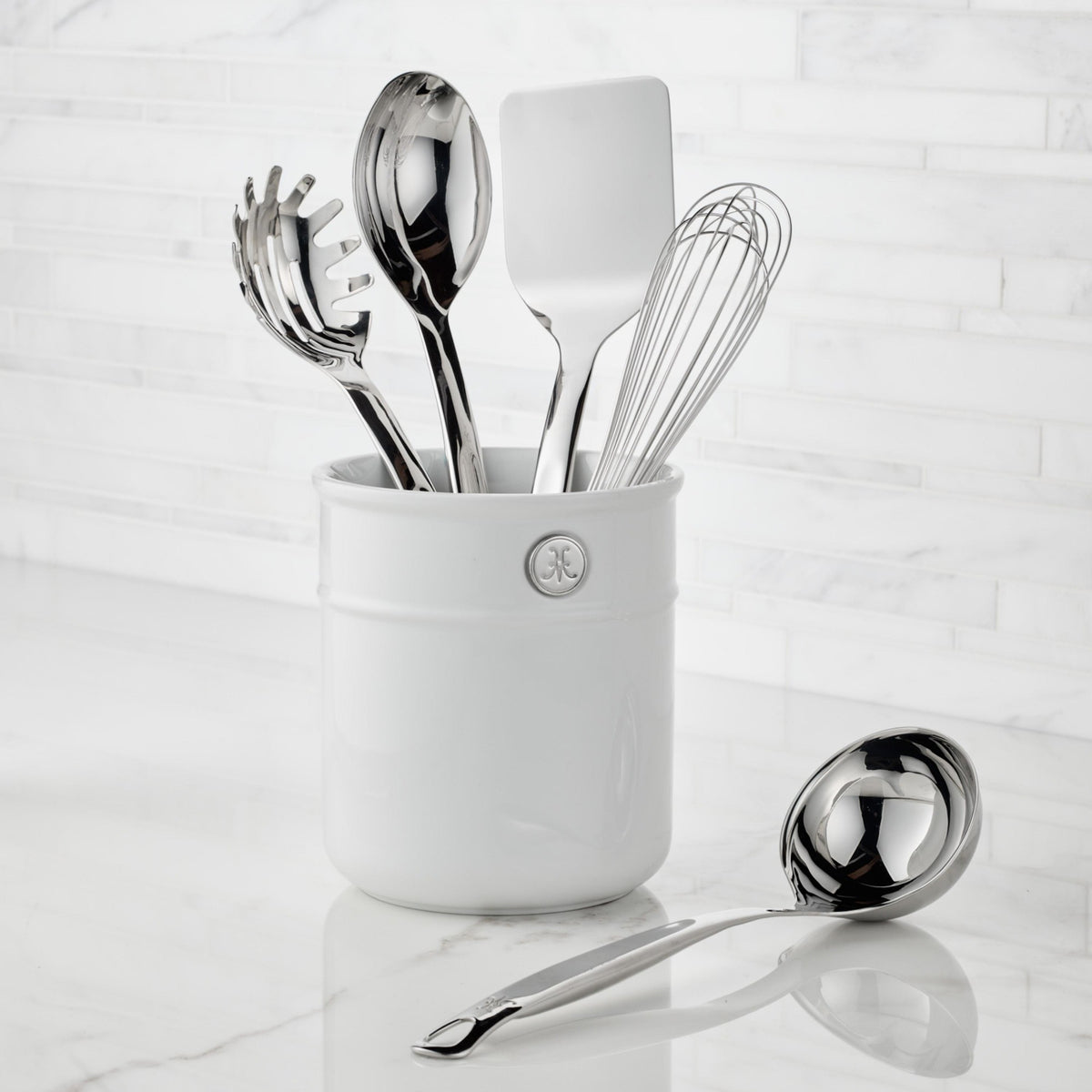 Hestan Provisions Deluxe Stainless Steel Chef's Tools and Bain Marie, Set of 6