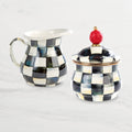 Mackenzie-Childs Courtly Check Creamer &amp; Sugar Bowl Set