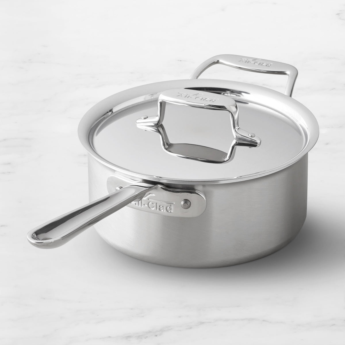All-Clad D5 Brushed Stainless-Steel Saucepans
