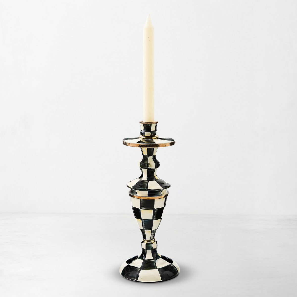 MacKenzie-Childs Courtly Check Taper Holders
