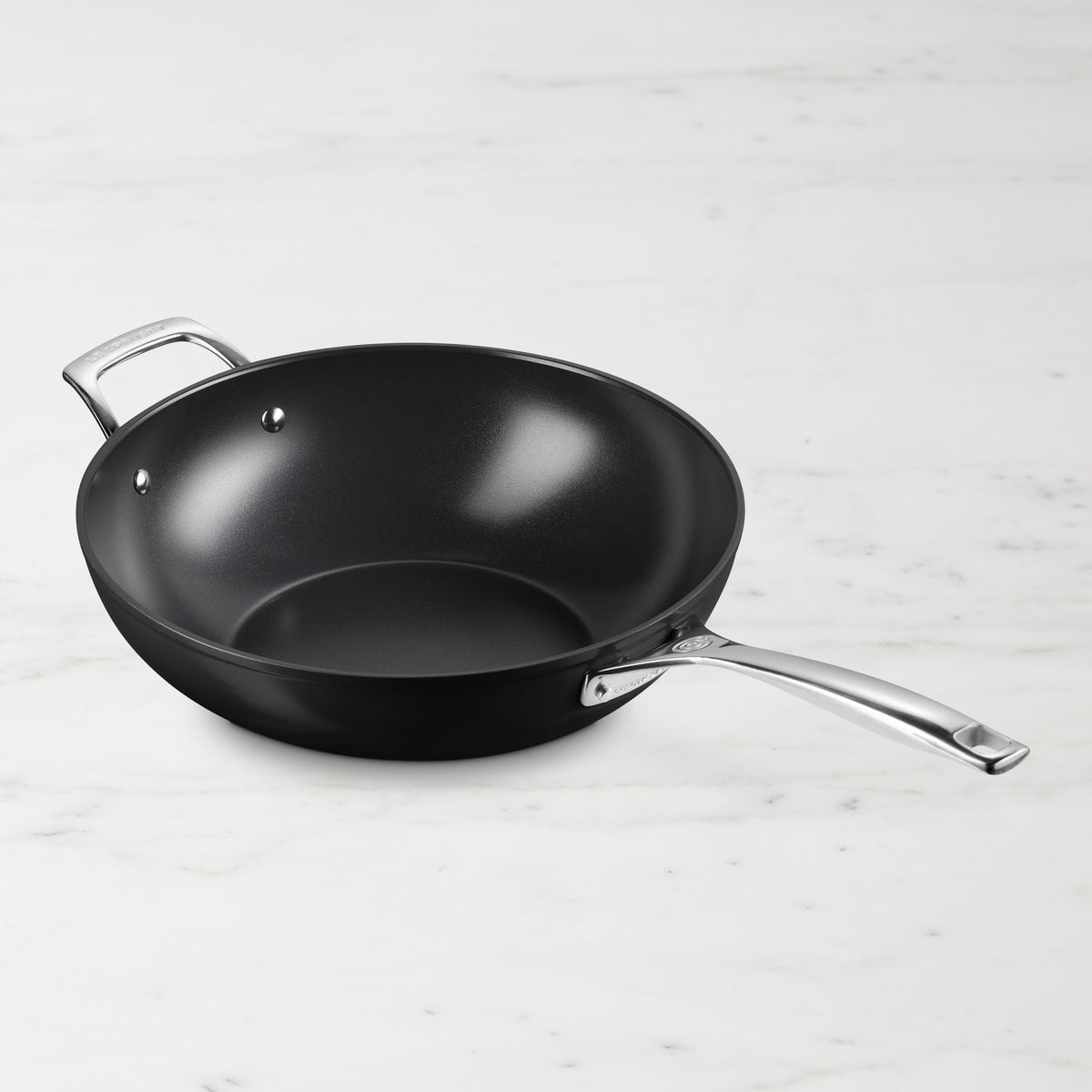 Le Creuset Essential Ceramic Nonstick Stir Fry Pan Wok, 12"