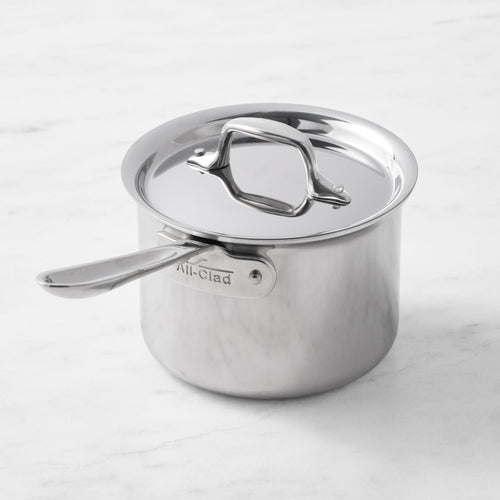 All-Clad D3 Tri-Ply Stainless-Steel Saucepan
